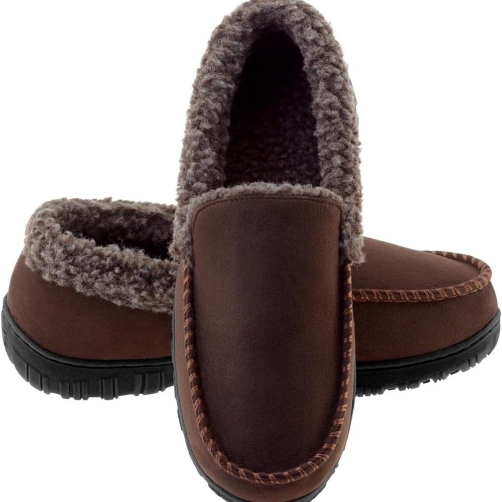 Cozy Brown Men's Slippers
